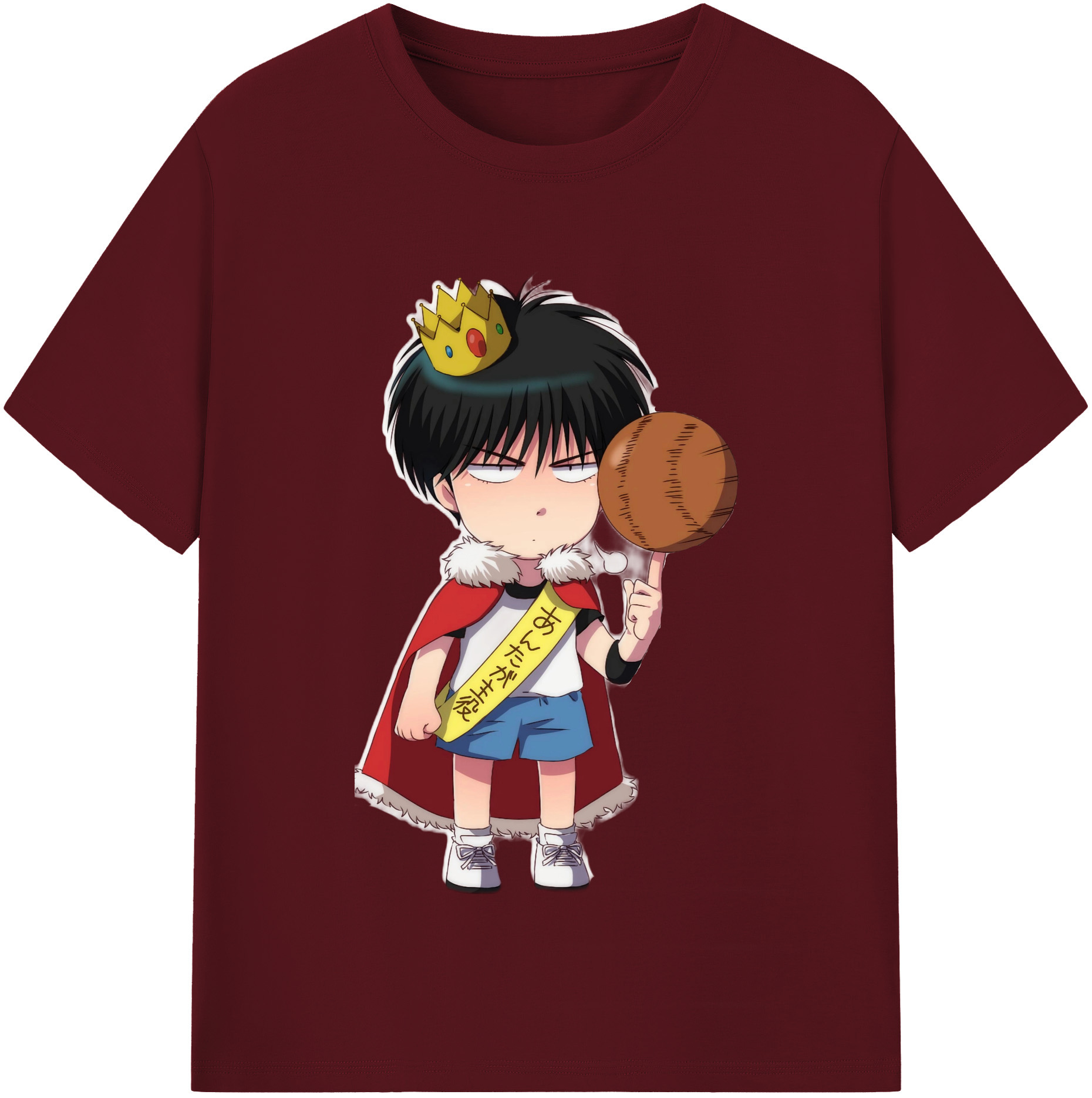 SLAM DUNK／スラムダンク 綿100％半袖Tシャツ（フロントプリント）
